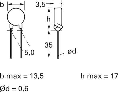 B59955C0120A070 TDK (EPCOS) PTC Thermistors