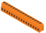 Leiterplattenklemme, 16-polig, RM 5.08 mm, 0,2-2,5 mm², 15 A, Schraubanschluss, orange, 9994250000