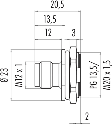 86 4533 1002 00004 binder Sensor-Aktor Rundsteckverbinder Bild 2