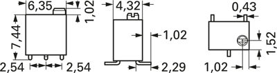 3269W-1-102LF Bourns Electronics GmbH Trimmer Potentiometers Image 2