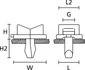 152-11309 HellermannTyton Cable Holders