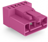 Stecker, 4-polig, pink, 890-894/011-000