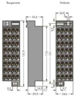 726-771 WAGO Interfacesteckverbinder, Bus Steckverbinder Bild 1