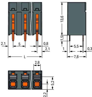 2086-3102/300-000 WAGO PCB Terminal Blocks Image 5