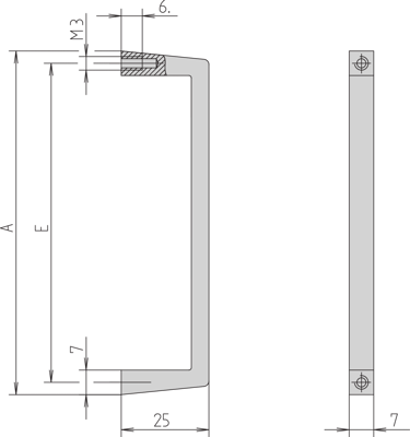 10501-001 SCHROFF Gehäusezubehör