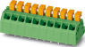Leiterplattenklemme, 6-polig, RM 3.5 mm, 0,2-1,0 mm², 13.5 A, Push-in-Federanschluss, grün, 1312274