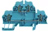Mehrstock-Reihenklemme, Federzuganschluss, 0,5-2,5 mm², 20 A, 6 kV, blau, 1678630000