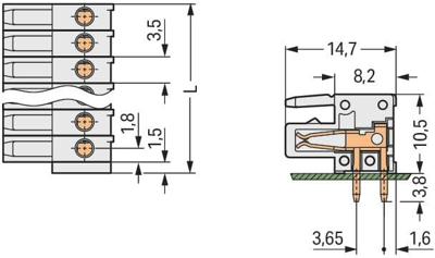 734-544 WAGO PCB Connection Systems Image 2