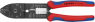 Crimpzange für Unisolierte, offene Steckverbinder, 0,5-2,5 mm², AWG 20-13, Knipex, 97 21 215 B