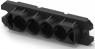 Steckergehäuse, 4-polig, RM 18.42 mm, gerade, schwarz, 6651493-1