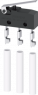 Hilfsschalter, 1 Wechsler, (L x B x H) 20.2 x 6.5 x 15.5 mm, für Sicherungs-Lasttrennschalter 3NP1/NH000, 3NP1920-1FB00