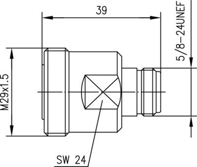 100024510 Telegärtner Koaxial Adapter Bild 2