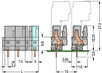 232-737/045-000 WAGO PCB Connection Systems Image 2