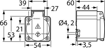 10083 Mennekes Sockets, Device Sockets Image 2