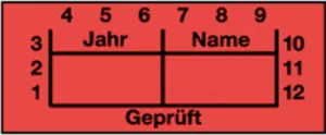 590-00161 HellermannTyton Prüfplaketten, Schilder und Bänder