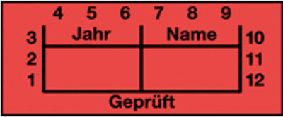 590-00161 HellermannTyton Prüfplaketten, Schilder und Bänder