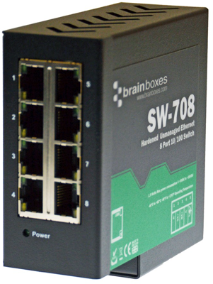 SW-708 BRAINBOXES ETHERNET-Switches Bild 3