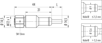 77 3730 0000 20912-0200 binder Sensor-Aktor Kabel Bild 2