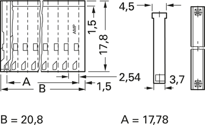 926657-8 AMP PCB Connection Systems