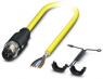 Sensor-Aktor Kabel, M12-Kabelstecker, gerade auf offenes Ende, 5-polig, 10 m, PVC, gelb, 4 A, 1409582