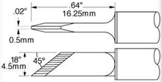 SSC-661A METCAL Soldering tips, desoldering tips and hot air nozzles