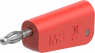 4 mm Stecker, Lötanschluss, 1,0 mm², rot, 64.1038-22