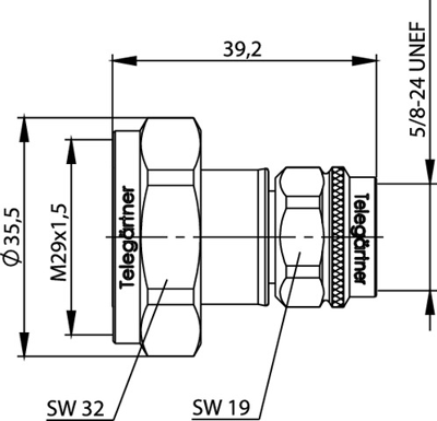 100024538 Telegärtner Koaxial Adapter Bild 2