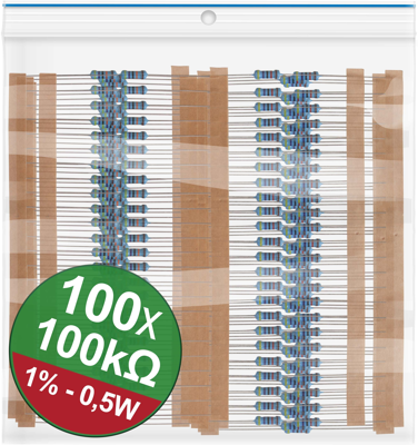 22P100 QUADRIOS Bedrahtete Widerstände