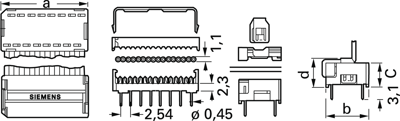 1393557-1 AMP Zubehör für Platinen Steckverbinder, Verbindungssysteme