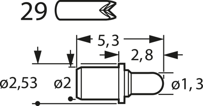 F70629B130G200 Feinmetall Prüfstifte