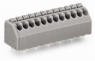 Leiterplattenklemme, 15-polig, RM 3.5 mm, 0,2-1,5 mm², 8 A, Push-in Käfigklemme, grau, 250-215