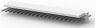 Stiftleiste, 20-polig, RM 2.54 mm, gerade, natur, 2-640454-0