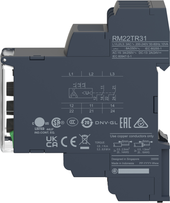 RM22TR31 Schneider Electric Überwachungsrelais Bild 3