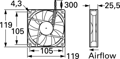 ASFP16372 Panasonic Axiallüfter