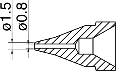 N61-02 Hakko Lötspitzen, Entlötspitzen und Heißluftdüsen