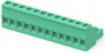Leiterplattenklemme, 12-polig, RM 5 mm, 0,05-3 mm², 15 A, Käfigklemme, grün, 1-796640-2