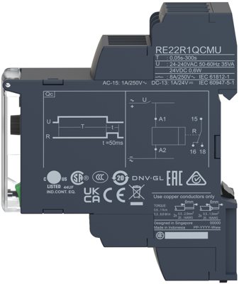 RE22R1QCMU Schneider Electric Time Relays Image 2