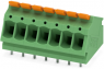 Leiterplattenklemme, 7-polig, RM 5 mm, 0,2-4,0 mm², 24 A, Push-in, grün, 1190368