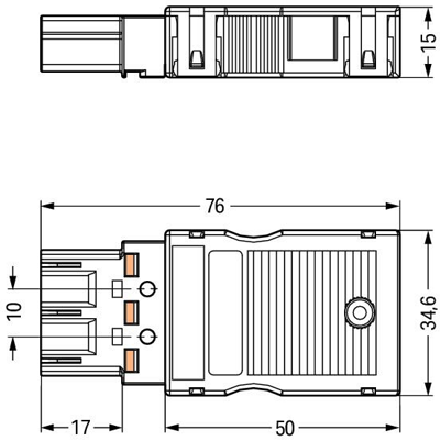 770-1373/147-000 WAGO Gerätesteckverbinder Bild 2