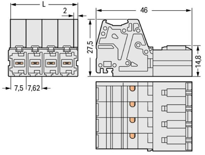 831-3206/000-9034 WAGO Connecting Blocks Image 2