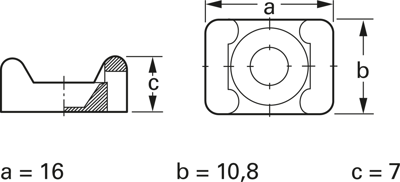 TM2A-C Panduit Kabelhalter Bild 2