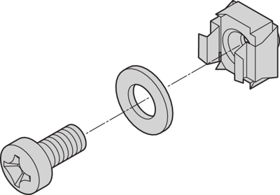 21190-095 SCHROFF Gehäusezubehör