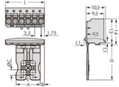 2091-1110/000-5000 WAGO Connecting Blocks Image 2