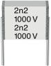 MKT-Folienkondensator, 1 nF, ±10 %, 630 V (DC), PET, 7.5 mm, B32560J8102K289