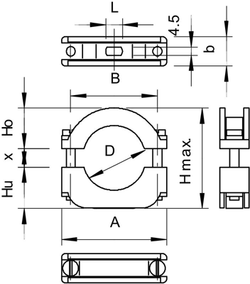 2157241 OBO Bettermann Cable Holders Image 2