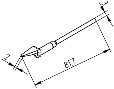 0452MDLF020 Ersa Lötspitzen, Entlötspitzen und Heißluftdüsen Bild 2