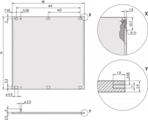 30846-771 SCHROFF Gehäusezubehör