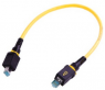 Patchkabel, RJ45-Stecker, gerade auf RJ45-Stecker, gerade, Cat 6A, PUR, 3 m, gelb