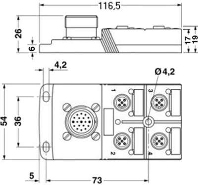 1692417 Phoenix Contact Sensor-Aktor Verteilerboxen Bild 2