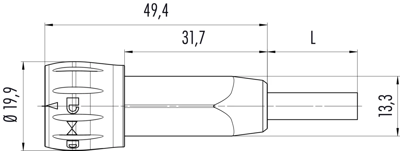 77 6005 0000 50008-0200 binder Sensor-Aktor Kabel Bild 2